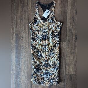 Joes Jeans Women's Ruched 100% Linen Racerback Mini Beach Chic Modern Small NWT!